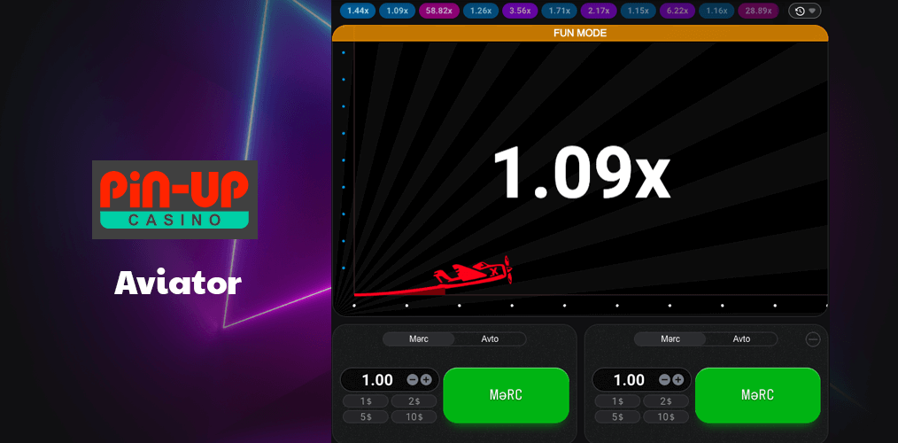 Pin Up-da Aviator haqqında məlumat