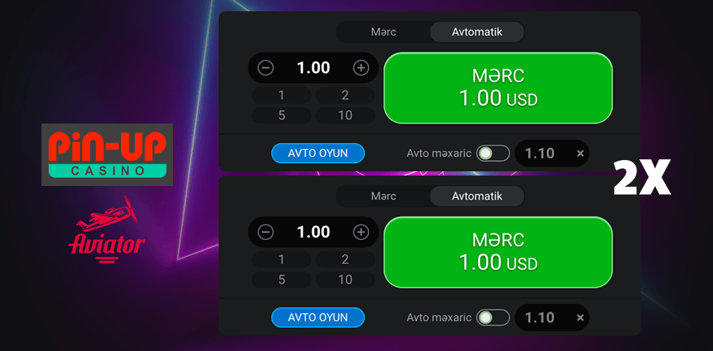 Pin Up aviatorunda Riyazi Ehtimal və İkiqat Mərclər haqqında məlumat