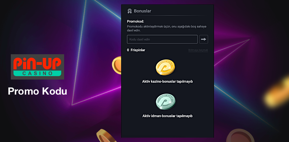 Azərbaycanlı İstifadəçilər üçün Ən Son Pin Up Promo Kodu haqqında məlumat