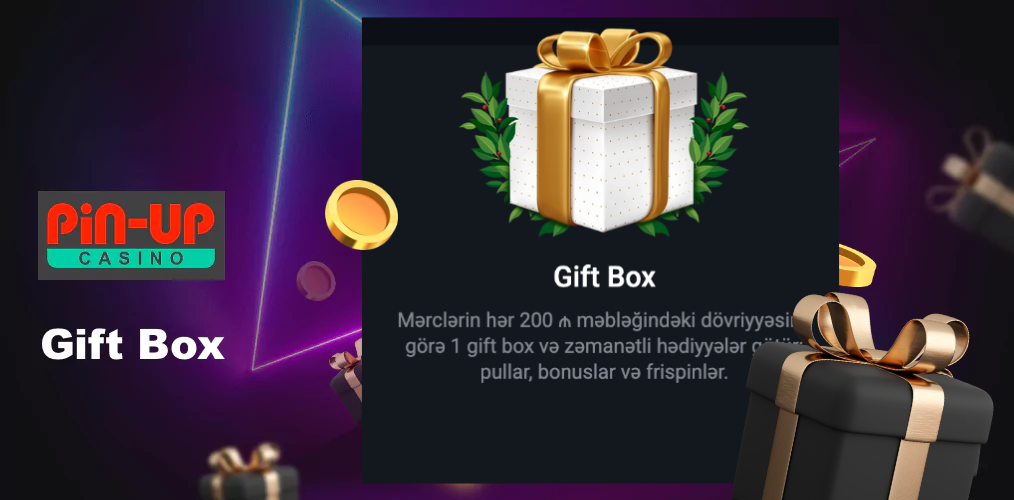 Pin Up Gift Box unikal promosyonu